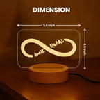 Personalized Couple Name Infinity LED Light | ASOBO
