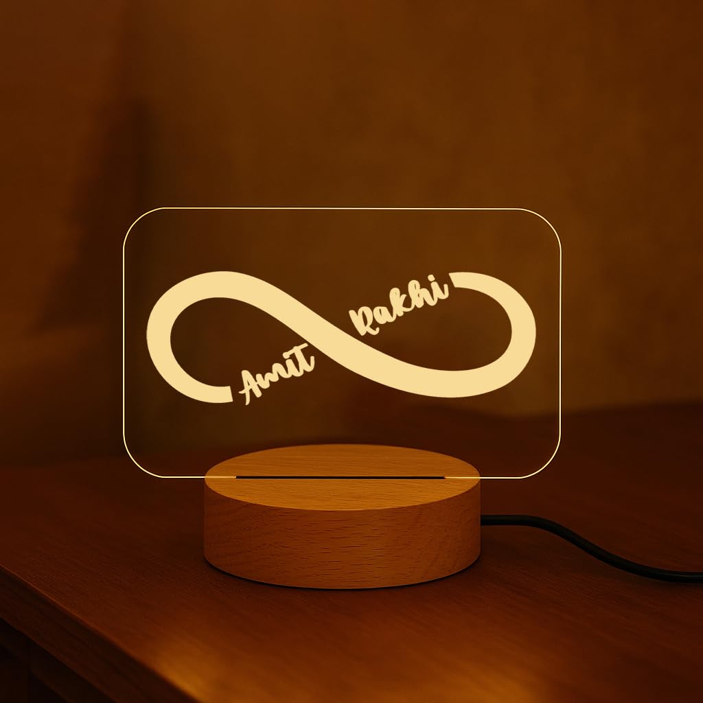 Personalized Couple Name Infinity LED Light | ASOBO