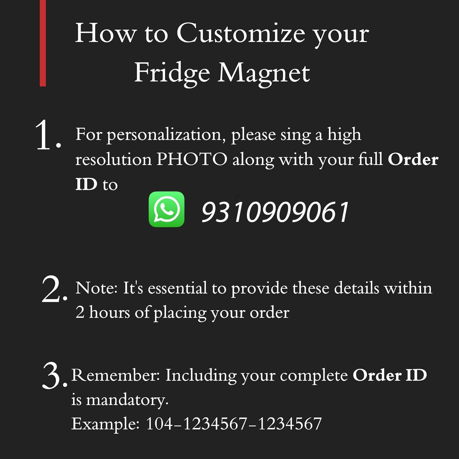 Custom Photo Fridge Magnet Set Of 4| ASOBO