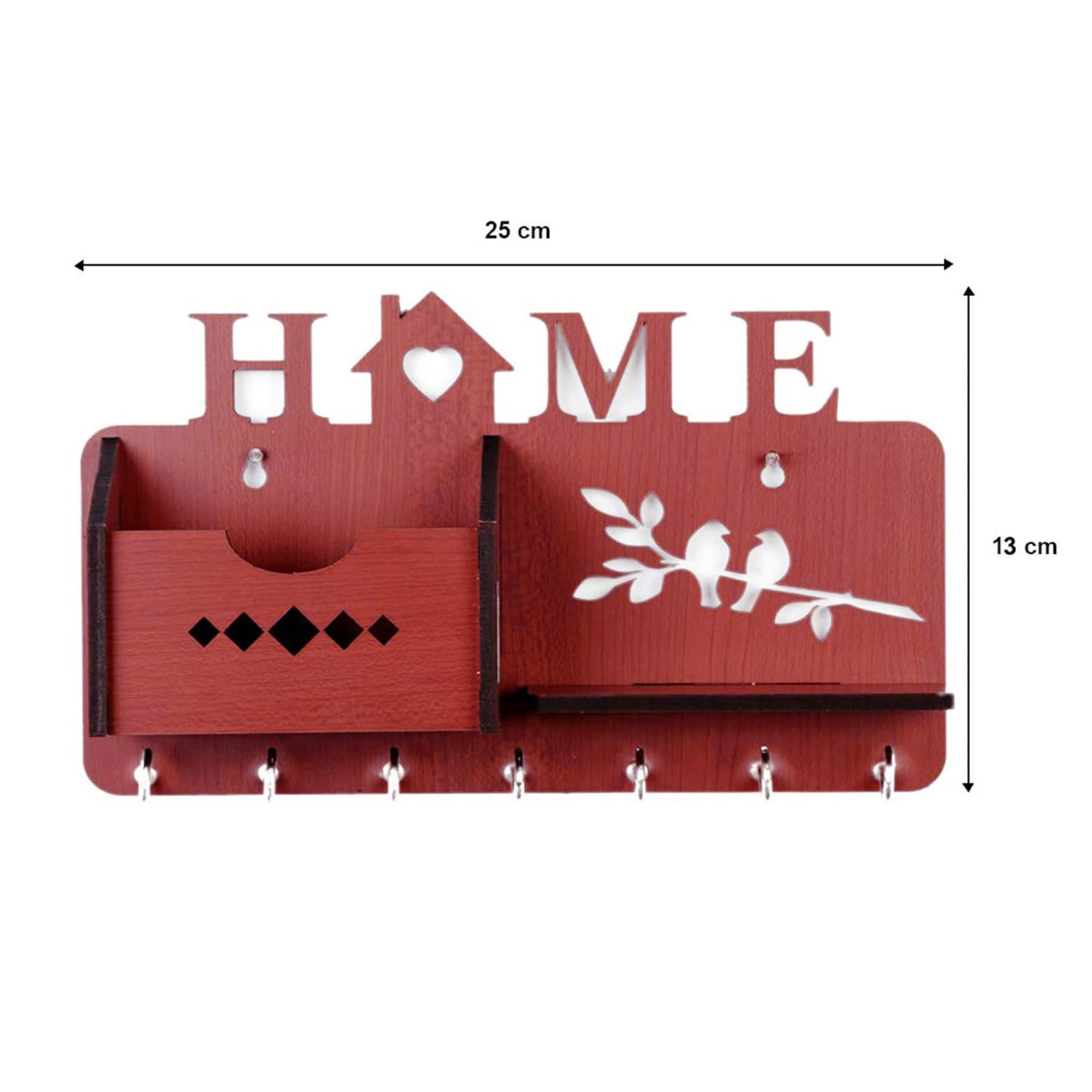 Happy Home Key Hanger With Storage | ASOBO