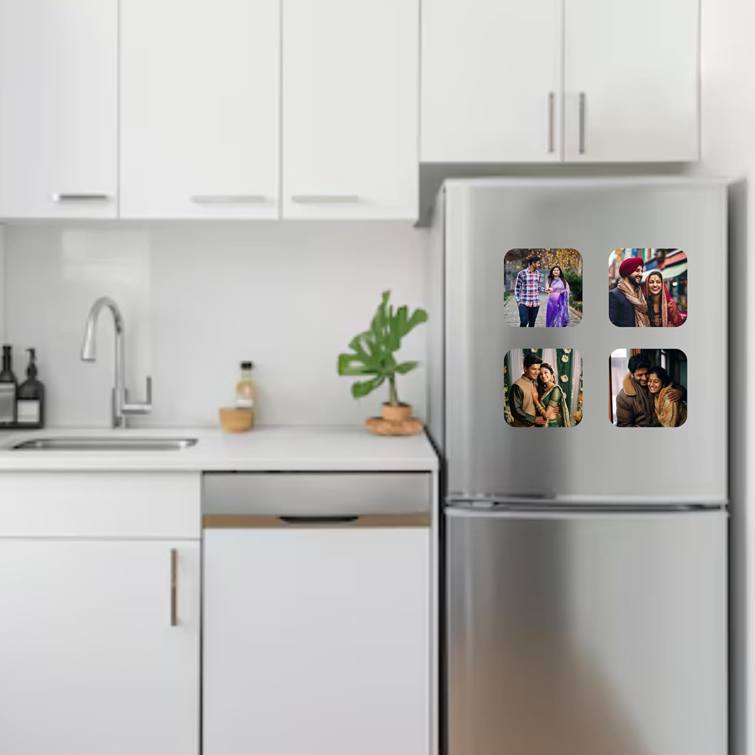 Custom Photo Fridge Magnet Set Of 4| ASOBO