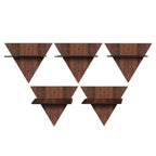 Geometric Triangle Wall Shelves Set of 4 | ASOBO
