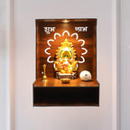 Modern Minimalist Wooden Mandir | ASOBO