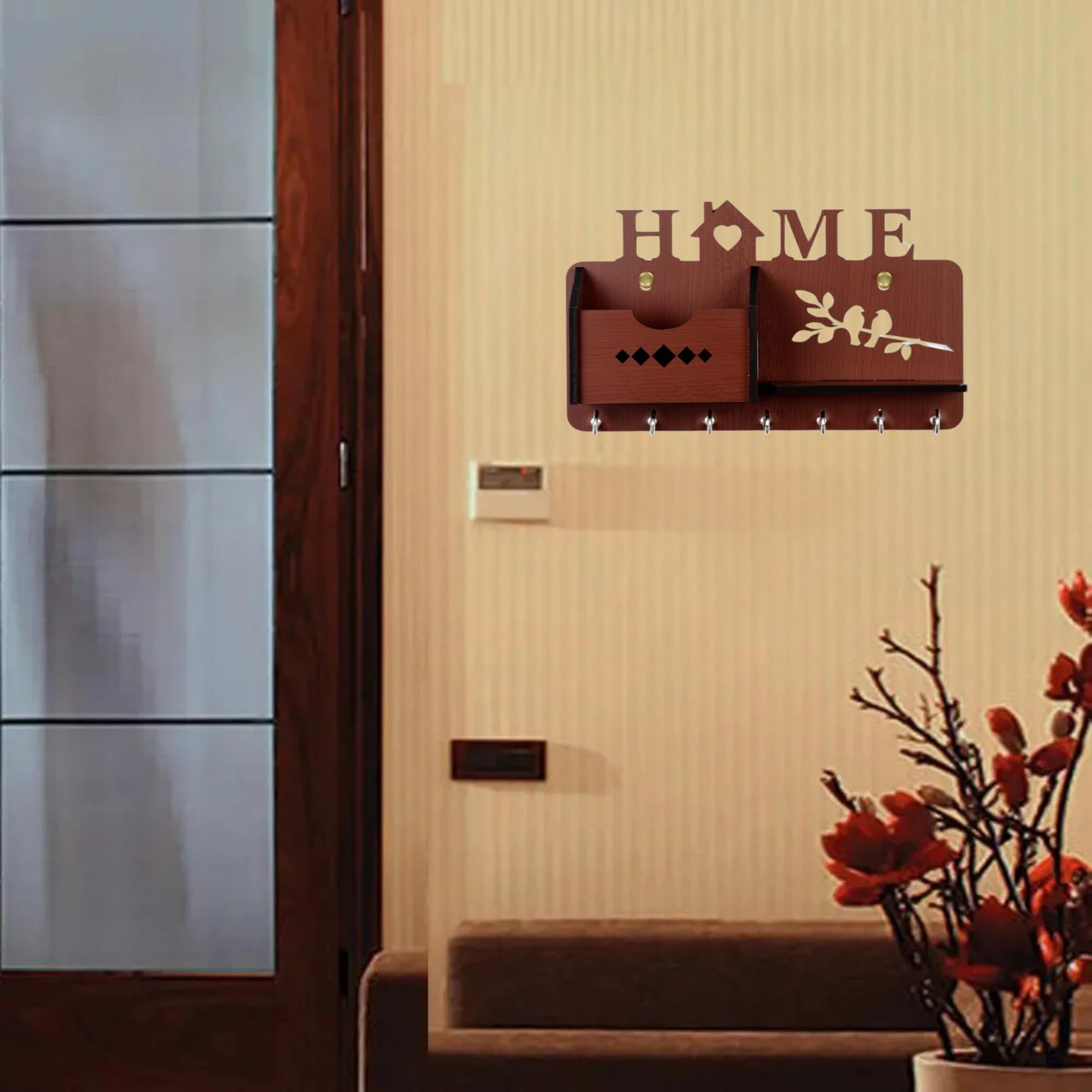 Happy Home Key Hanger With Storage | ASOBO