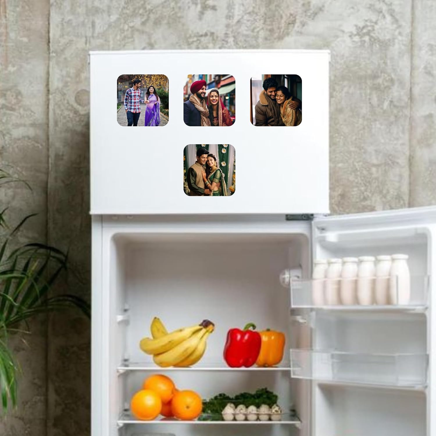 Custom Photo Fridge Magnet Set Of 4| ASOBO