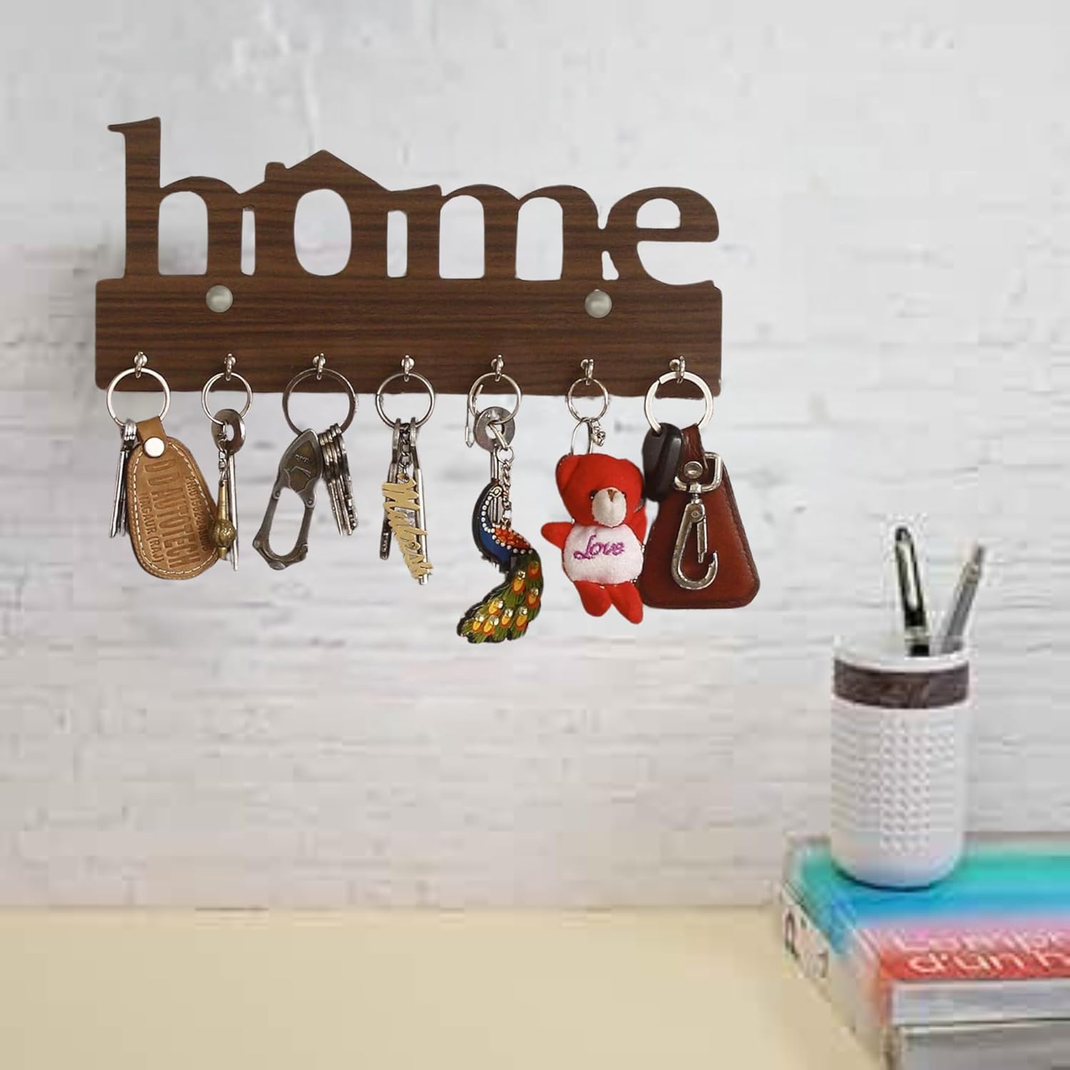 Stylish Home Key Organizer with Hooks | ASOBO