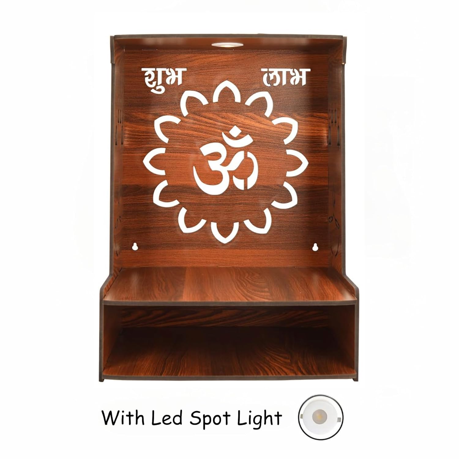 Modern Minimalist Wooden Mandir | ASOBO