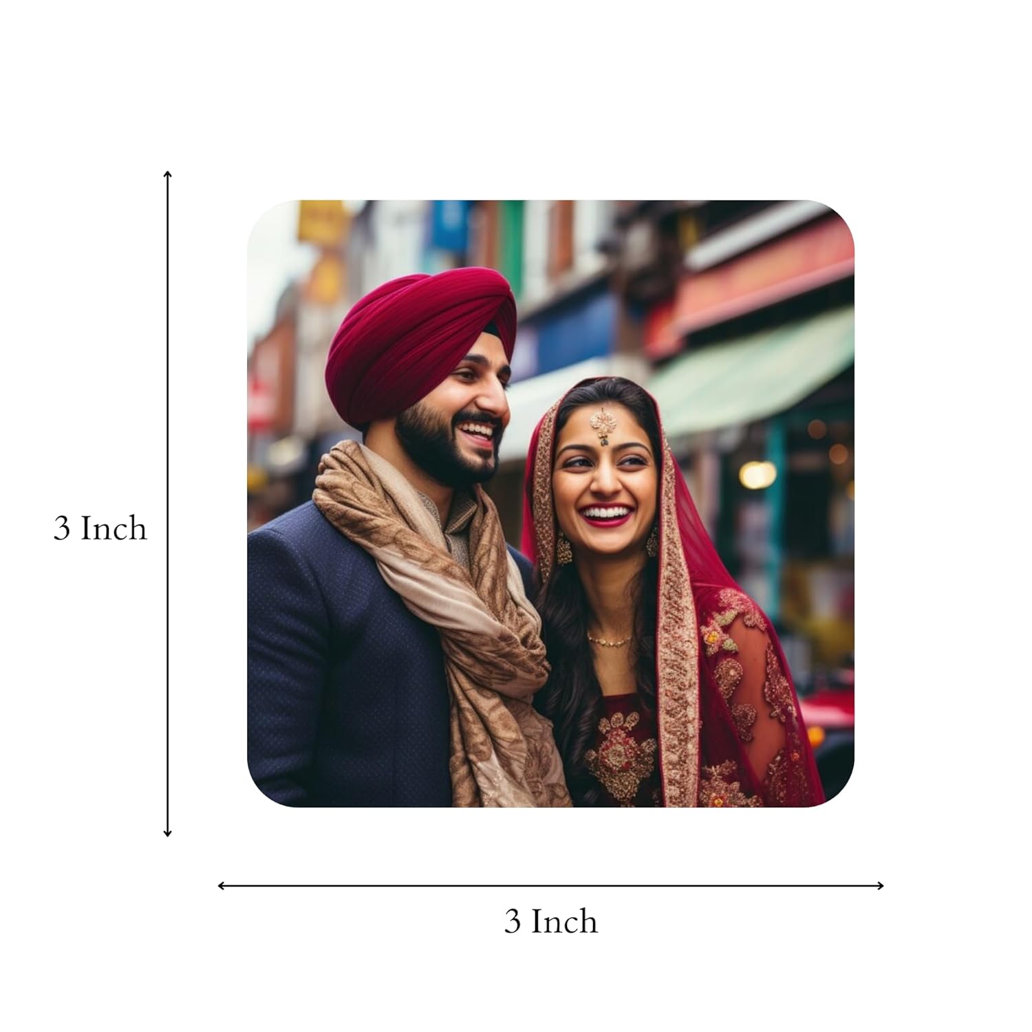 Custom Photo Fridge Magnet Set Of 4| ASOBO
