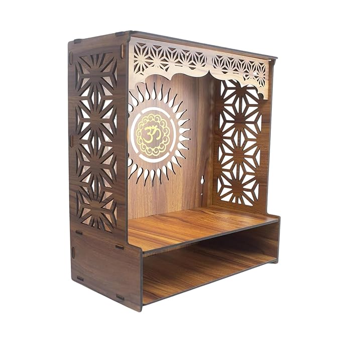 Modern Foldable Wooden Mandir | ASOBO