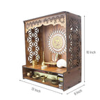 Modern Foldable Wooden Mandir | ASOBO