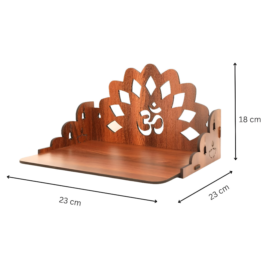 Small Tabletop Wooden Mandir | ASOBO