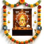 Modern Minimalist Wooden Mandir | ASOBO