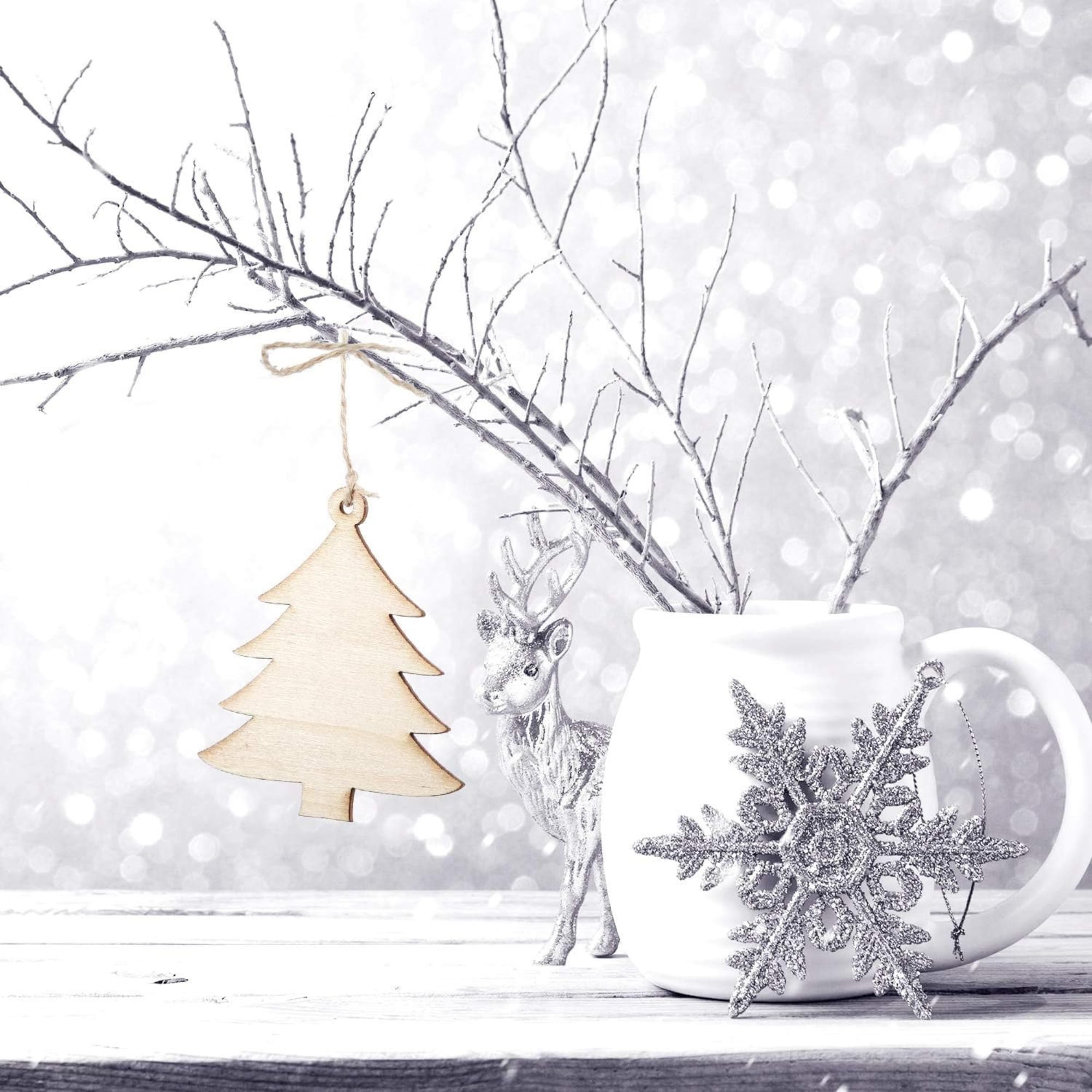 Wooden Christmas Ornament Cutouts | ASOBO