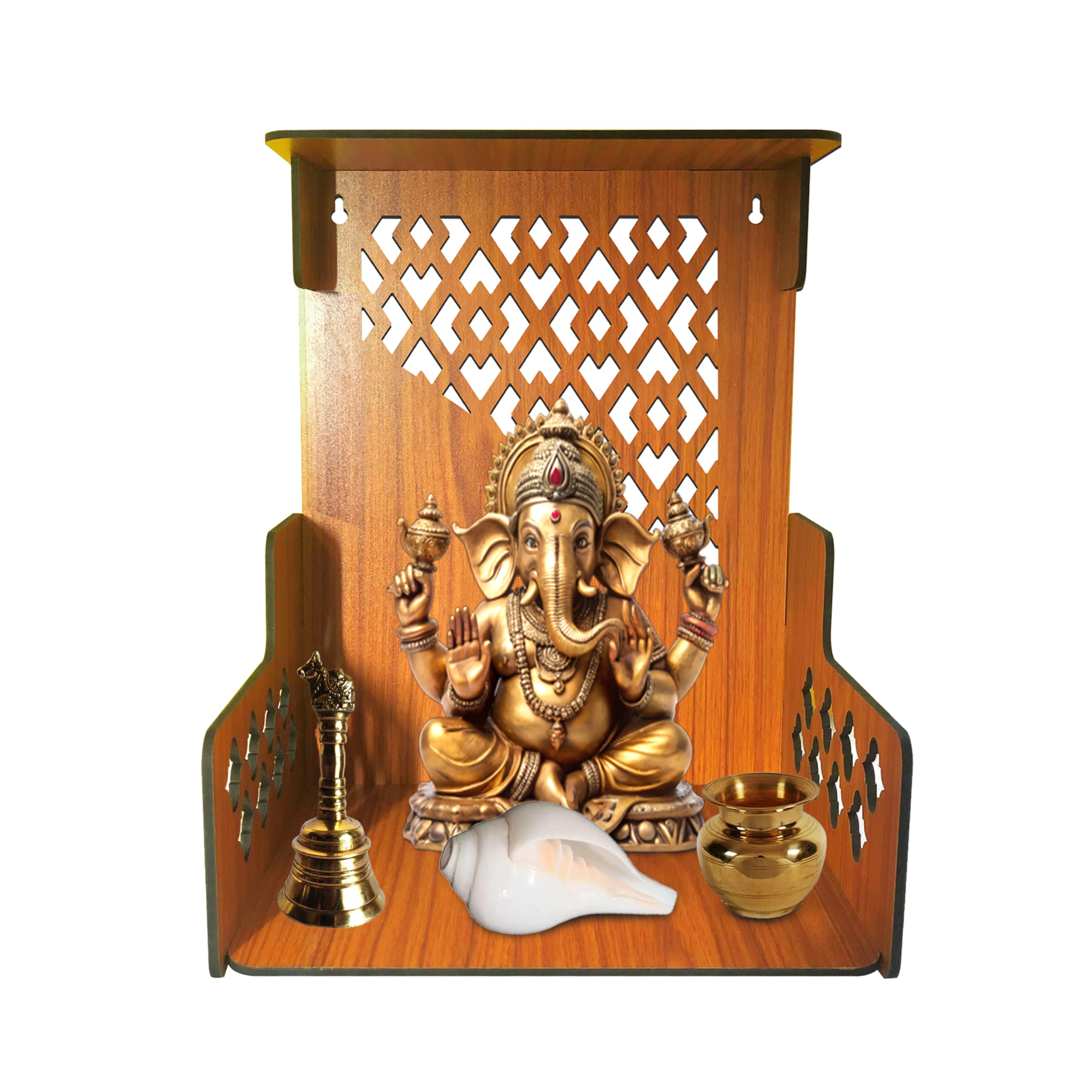Modern Foldable Wooden Mandir | ASOBO