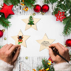 Glittered Christmas Silhouette Cutouts | ASOBO