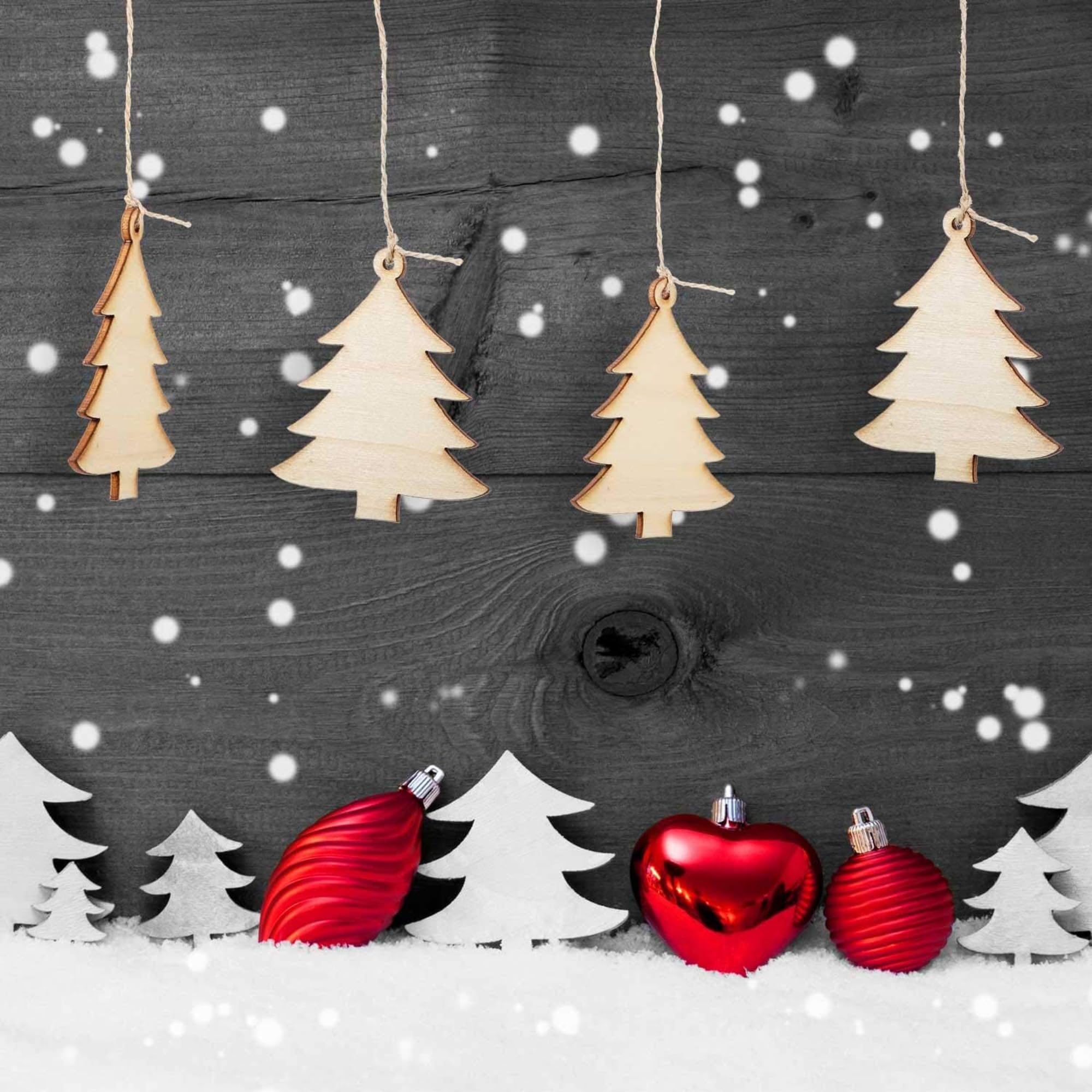 Wooden Christmas Ornament Cutouts | ASOBO