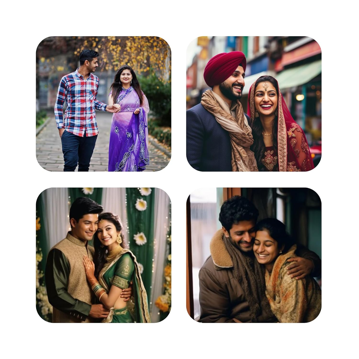 Custom Photo Fridge Magnet Set Of 4| ASOBO