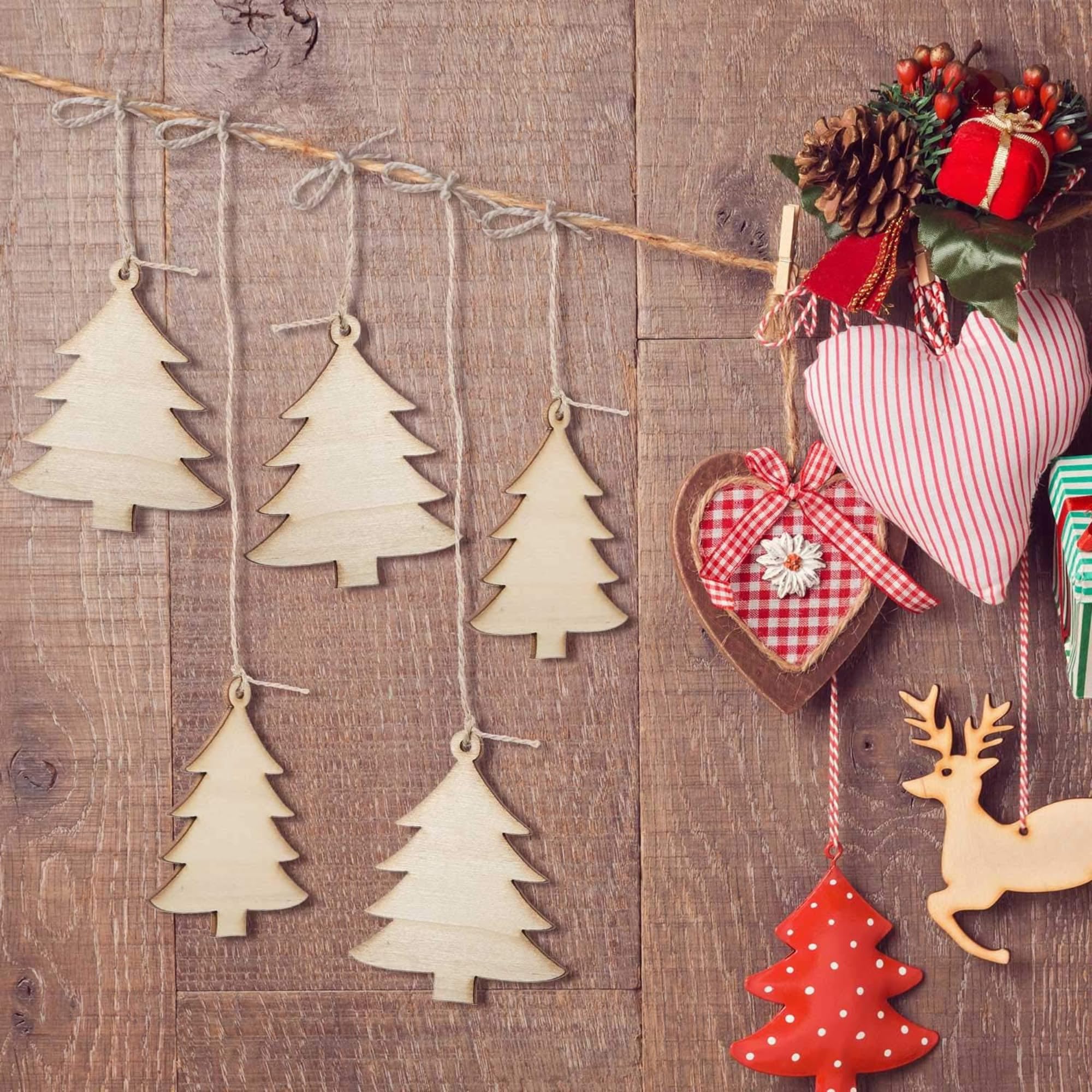 Wooden Christmas Ornament Cutouts | ASOBO