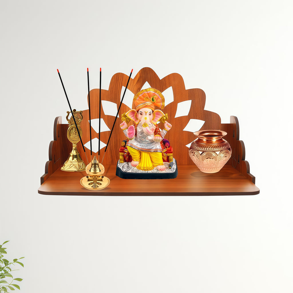 Small Tabletop Wooden Mandir | ASOBO