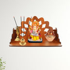Small Tabletop Wooden Mandir | ASOBO