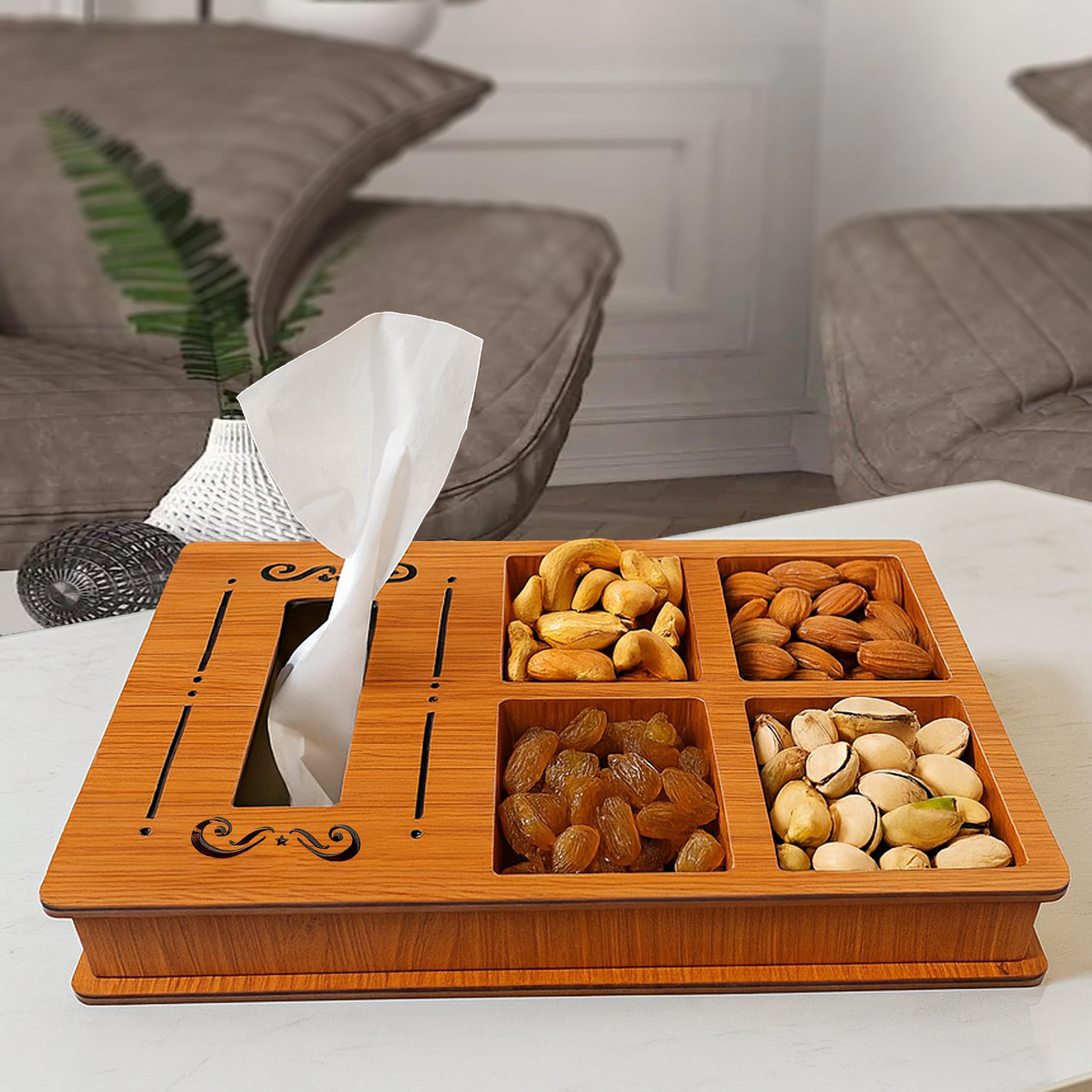 Dry Fruits with Tissue Gift Box | ASOBO