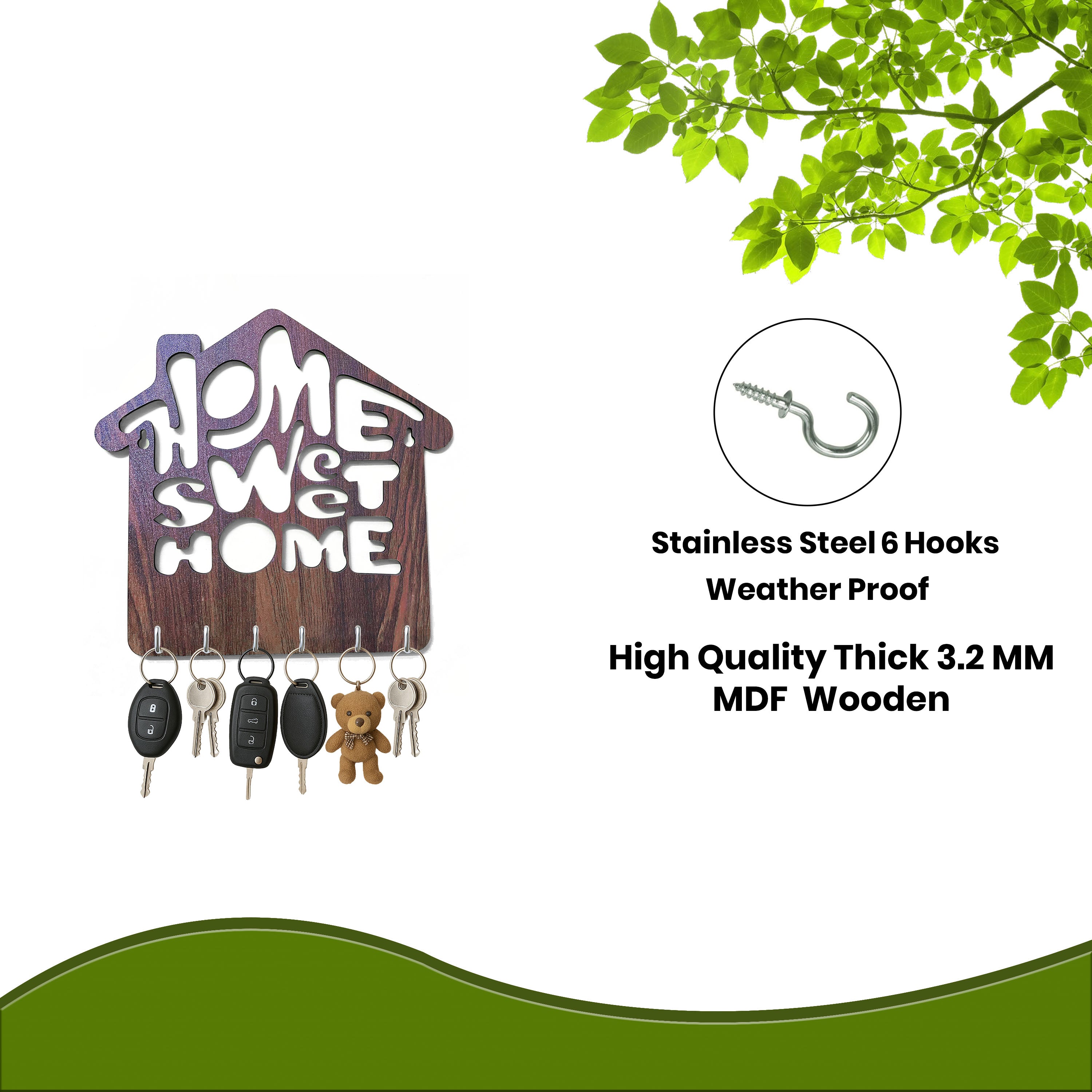 Happy Sweet Home Key Hanger | ASOBO