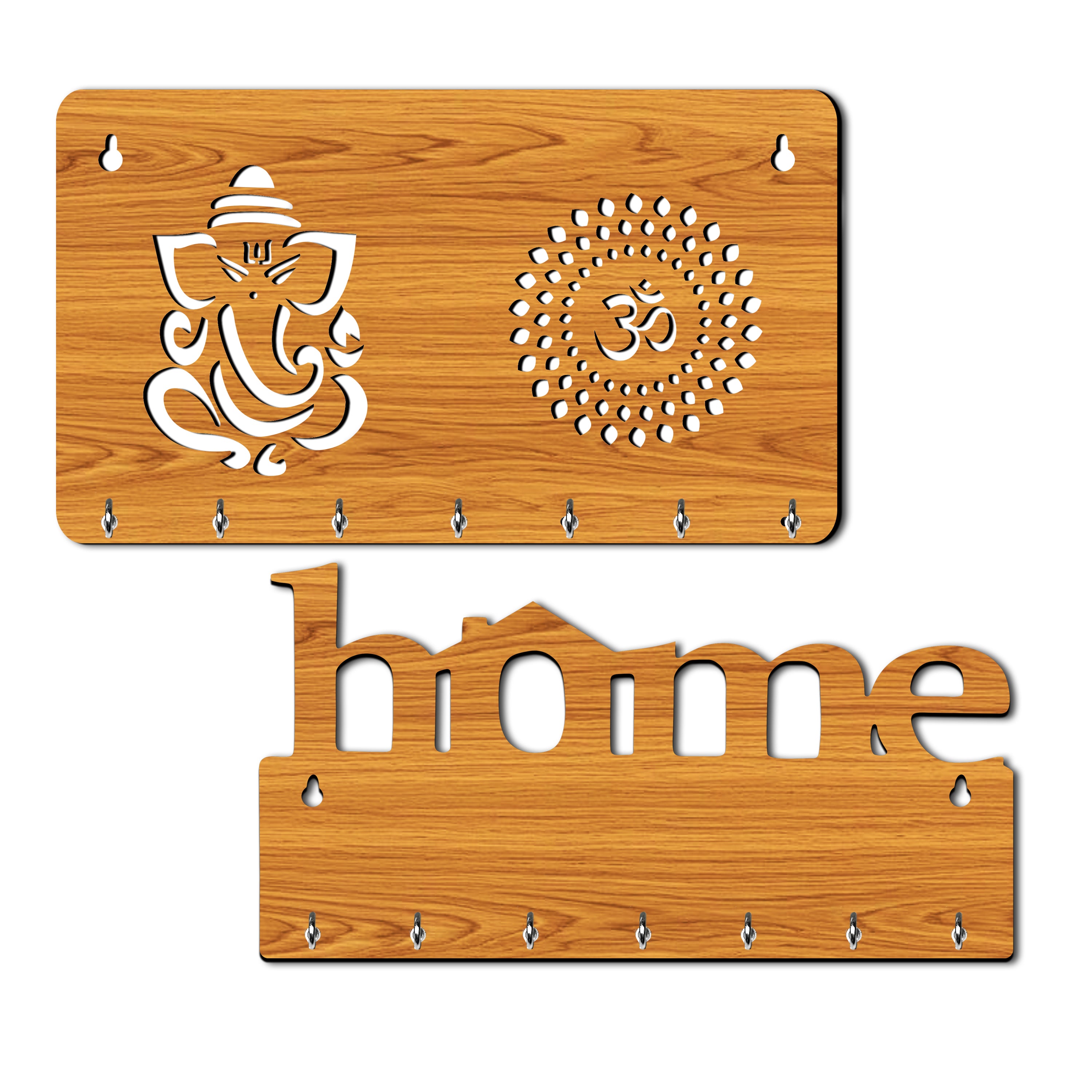 Wall-Mounted Key Hanger with Divine Decor Combo | ASOBO