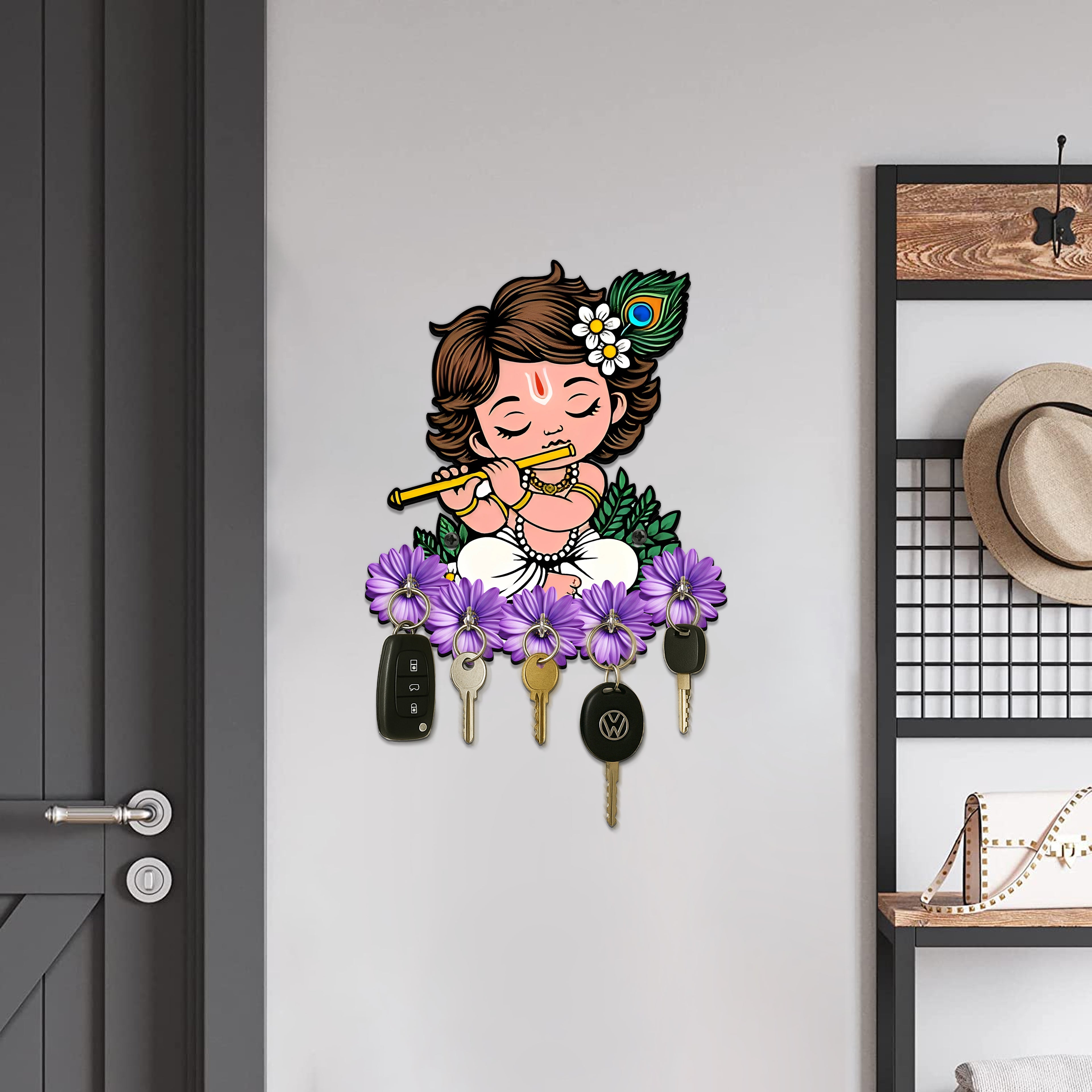 Lord Krishna Key Holder | ASOBO