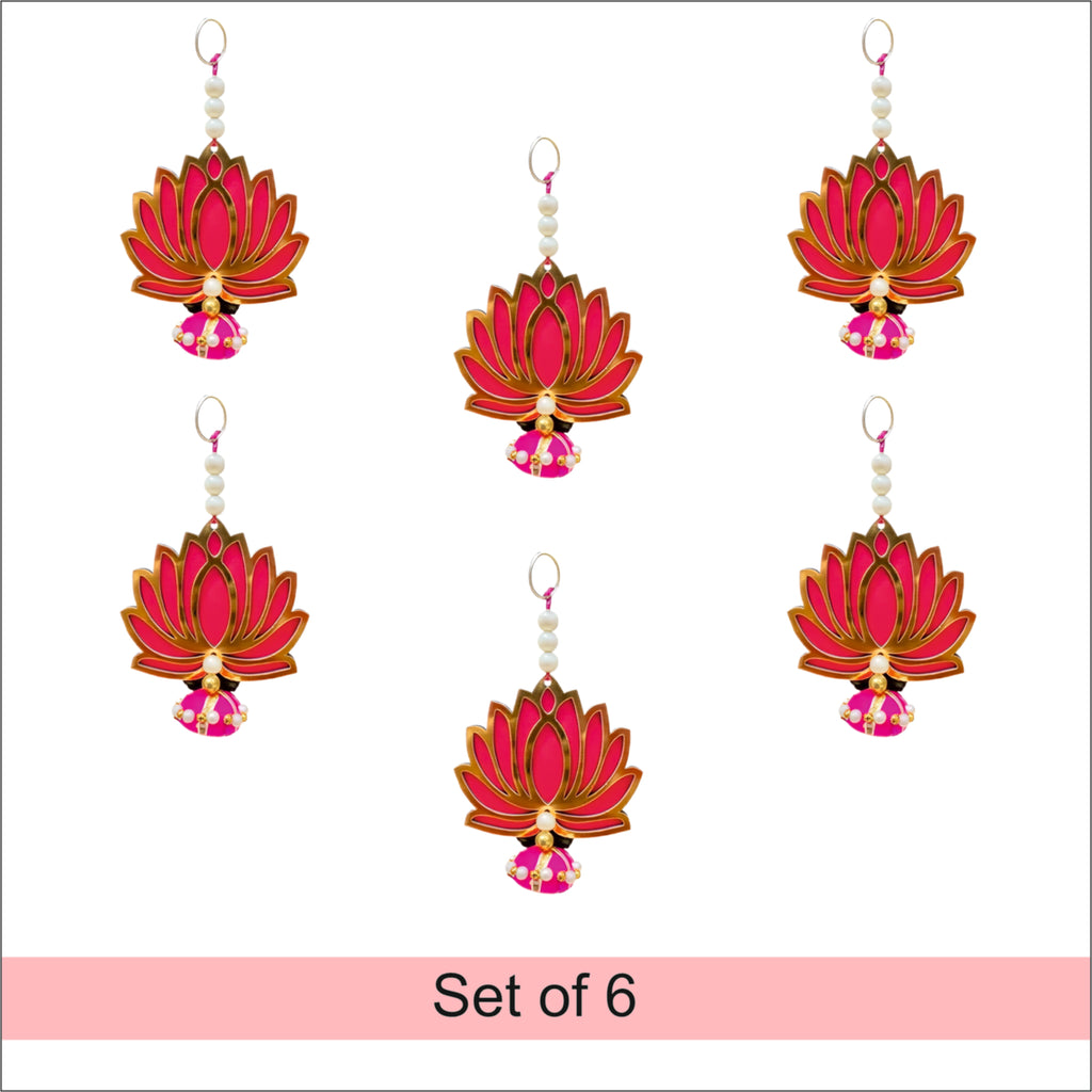 Lotus Wall Hanging Set Of 10| ASOBO