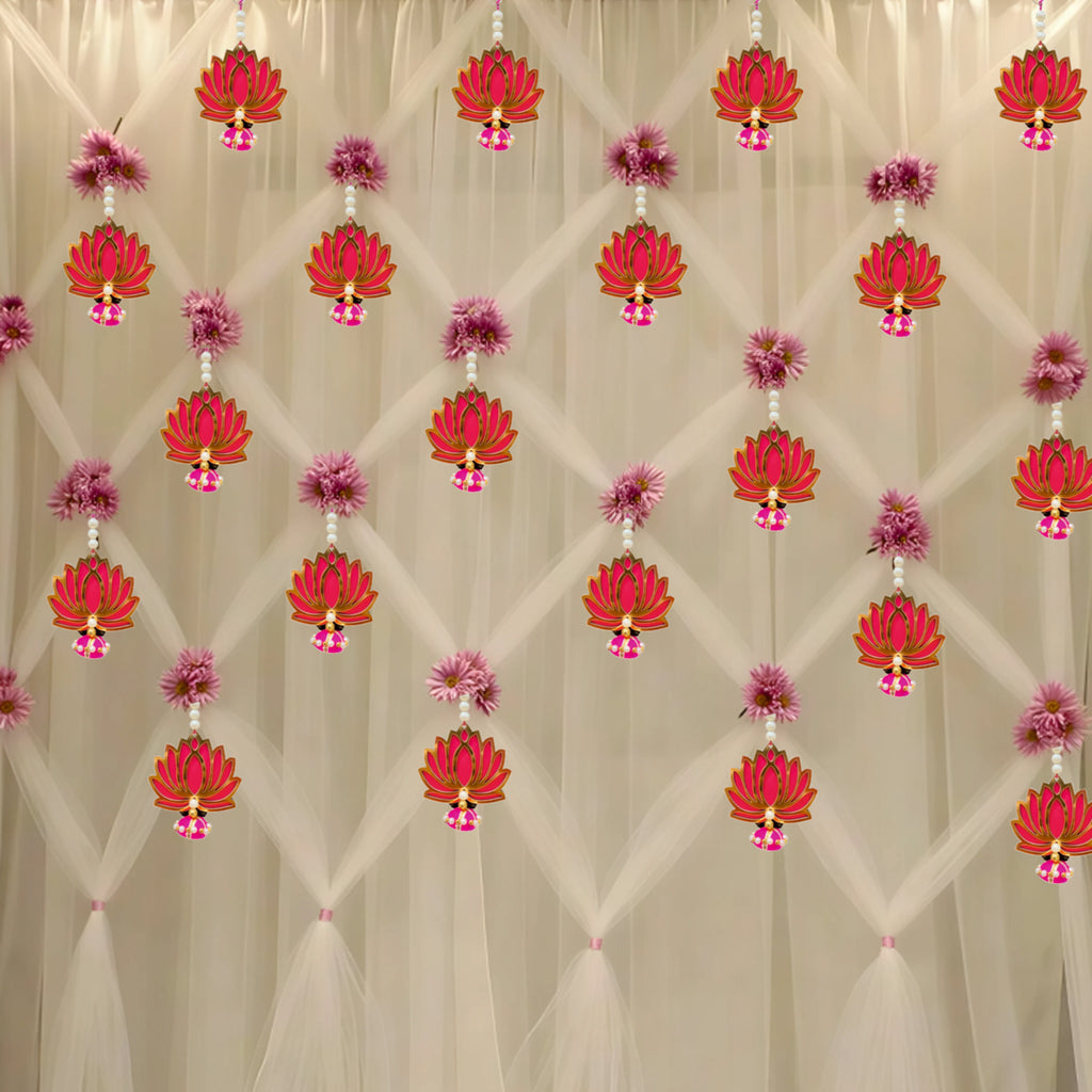 Lotus Wall Hanging Set Of 10| ASOBO