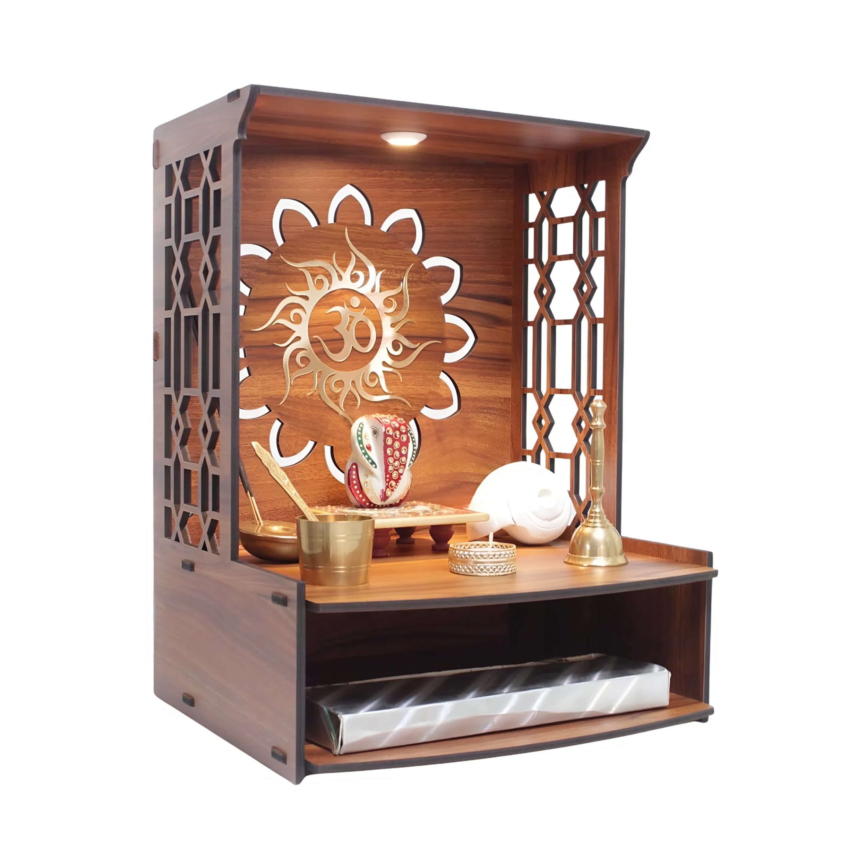 Wooden Mandir For Home | ASOBO