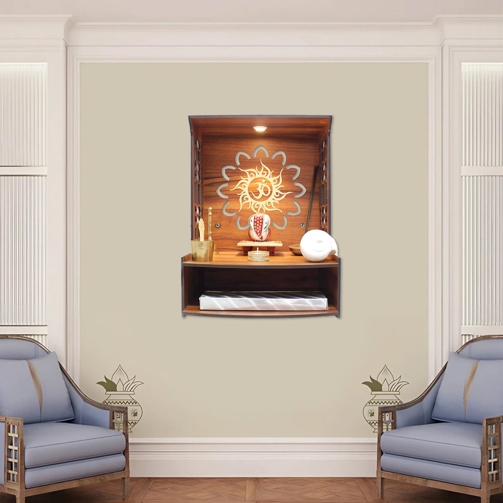 Wooden Mandir For Home | ASOBO