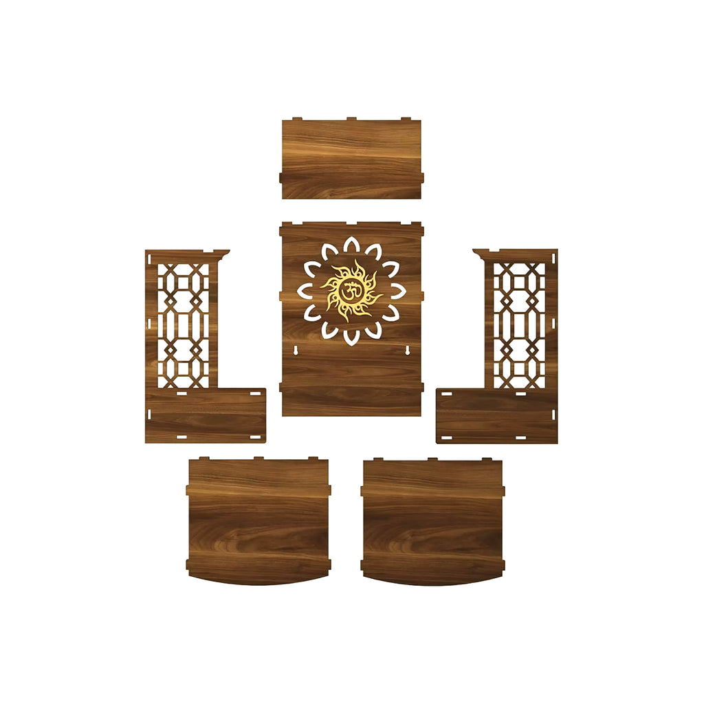 Wooden Mandir For Home | ASOBO