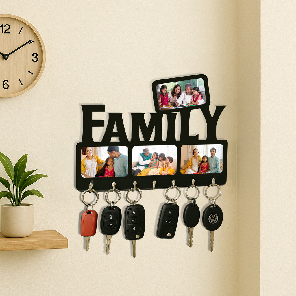 Custom Wall-Mounted Key Holder with Photo Display | ASOBO