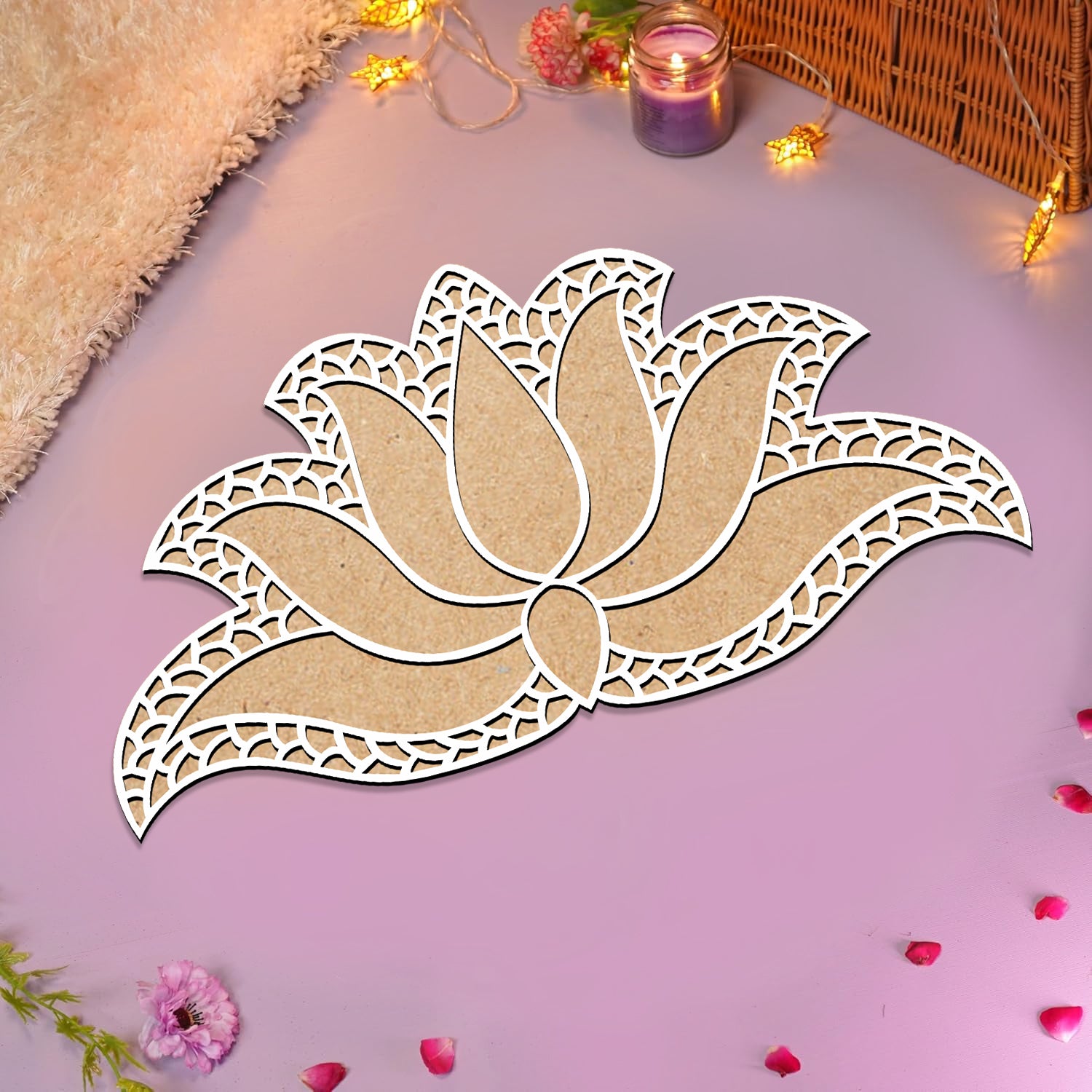 Lotus Rangoli Design | ASOBO