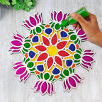 Lotus Rangoli Design | ASOBO