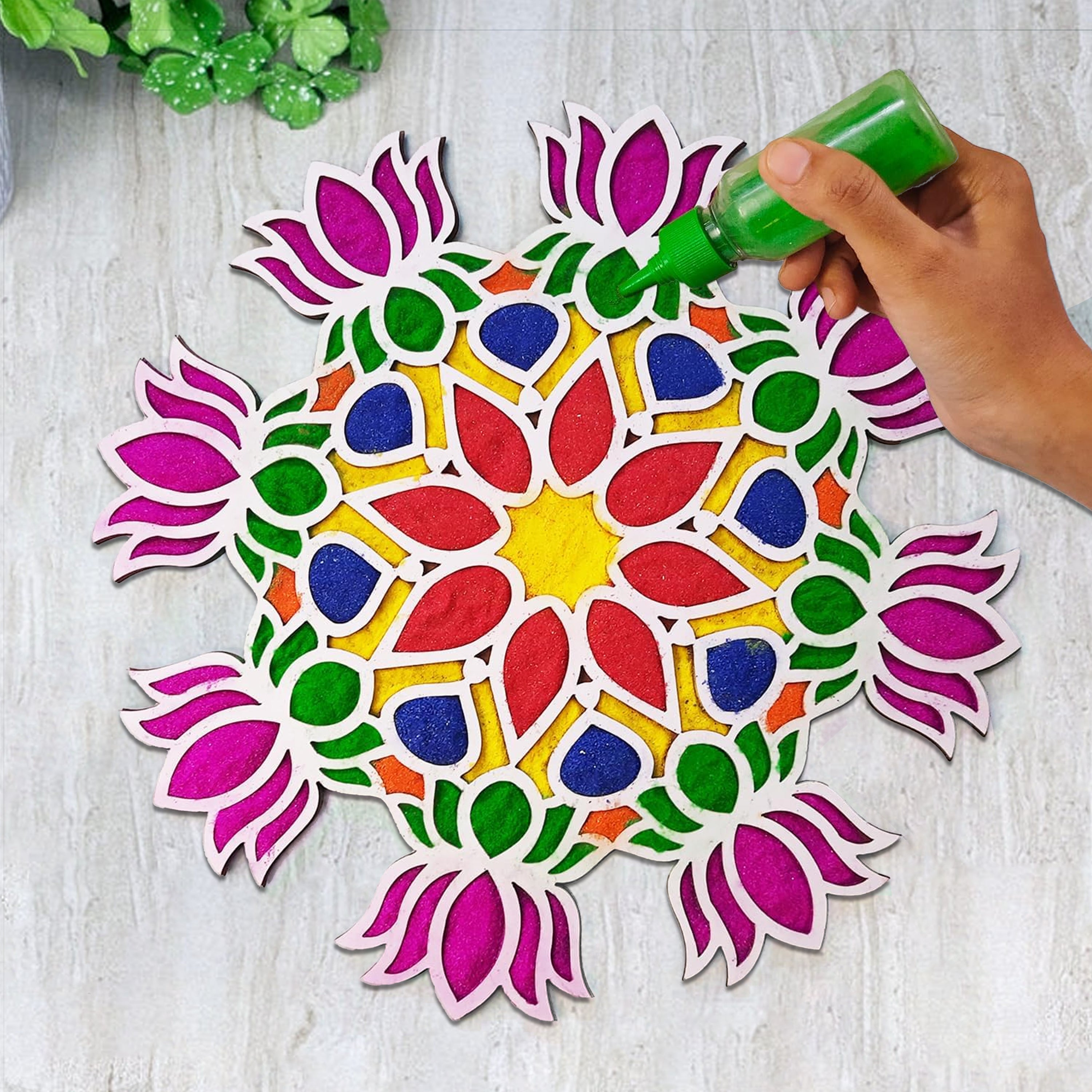 Lotus Rangoli Design | ASOBO