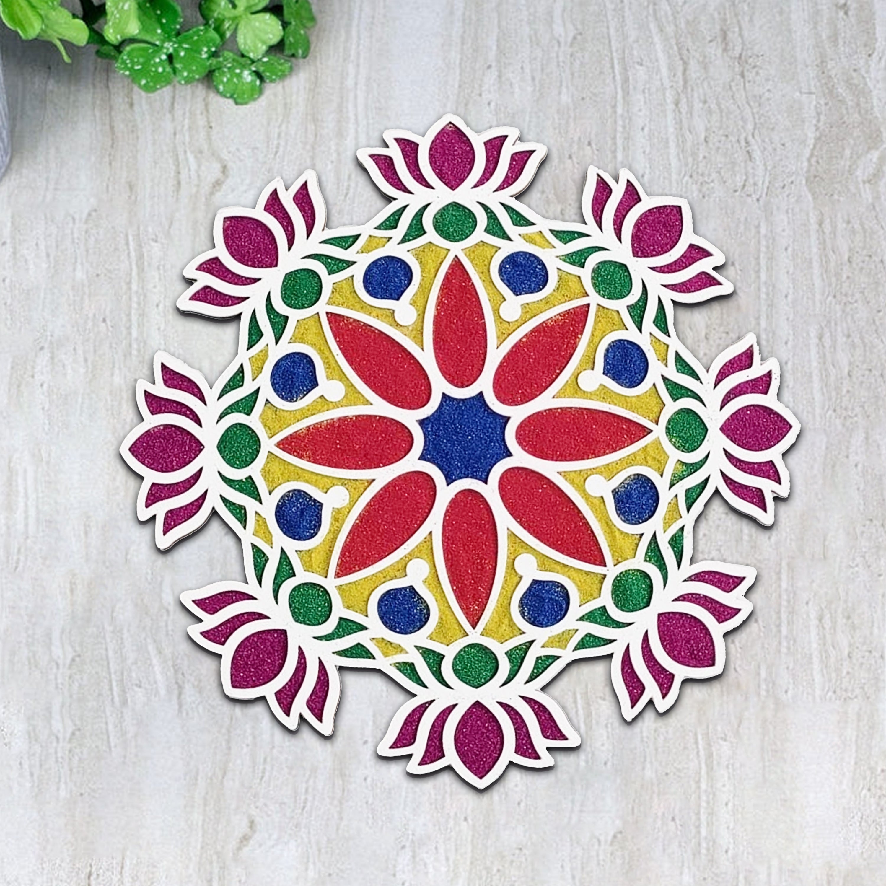 Lotus Rangoli Design | ASOBO