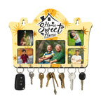 Personalized Wall-Mounted Key Holder with Photo or Text Print | ASOBO