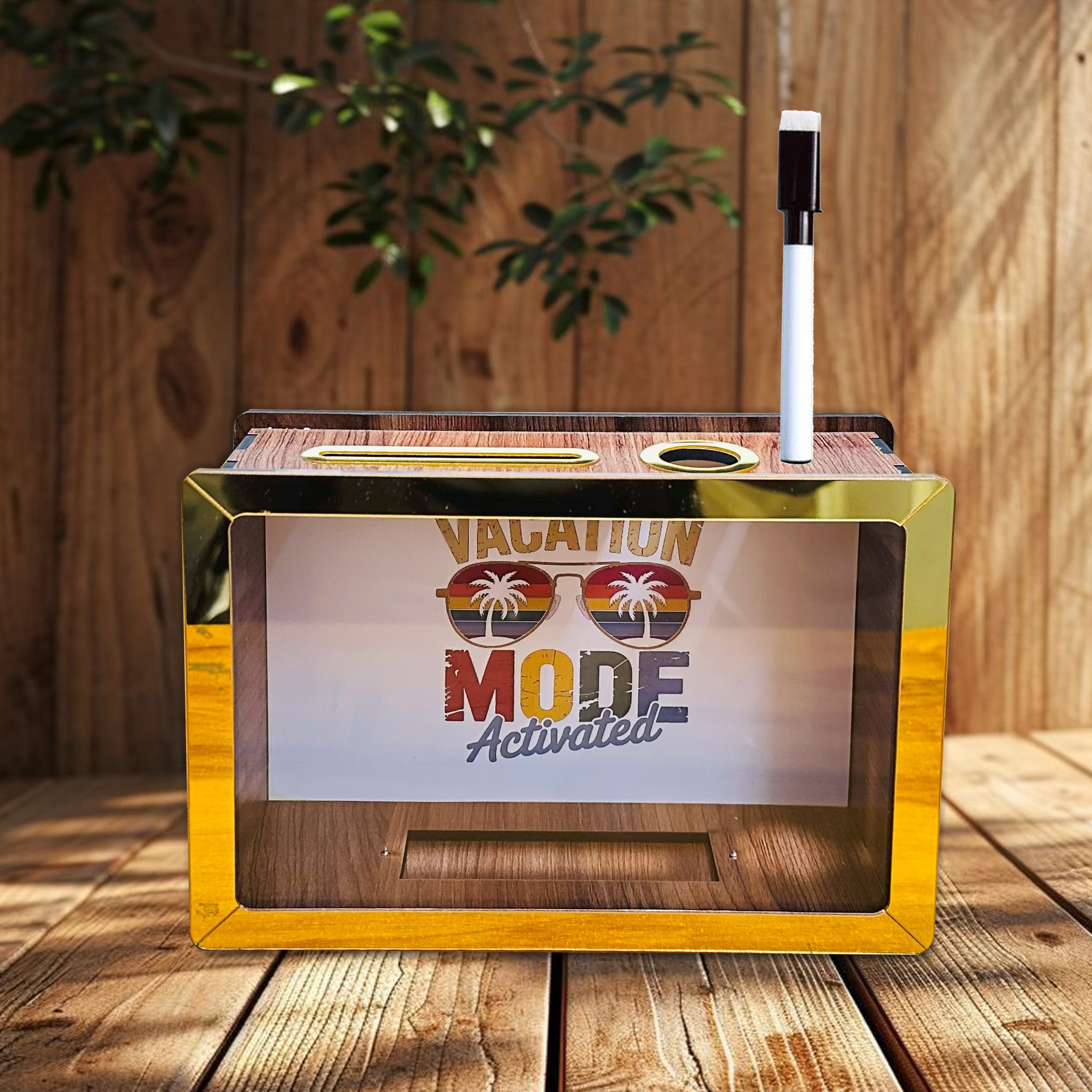 Decorative Money Saving Box for Travel Goals | ASOBO