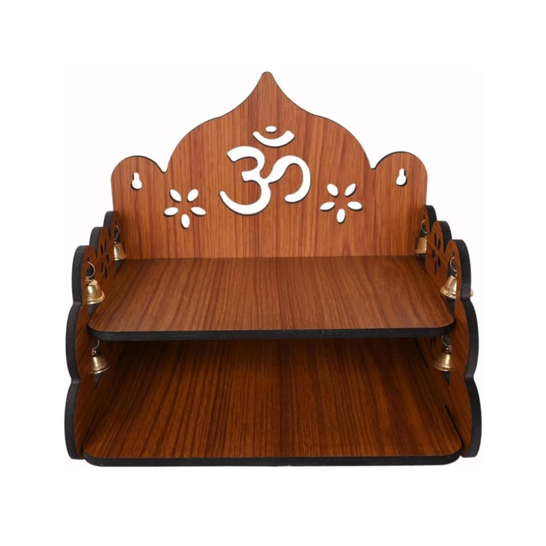 Small Pooja Temple for Home & Office (9x9x8 inches) | ASOBO