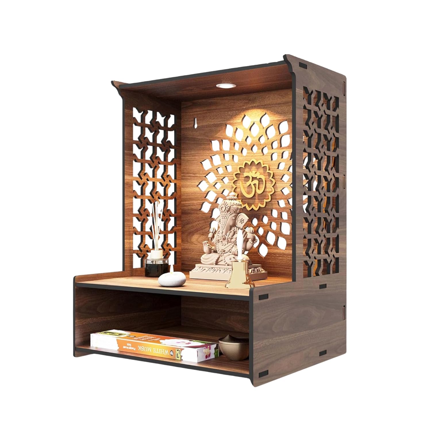 Portable Wooden Mandir Box | ASOBO