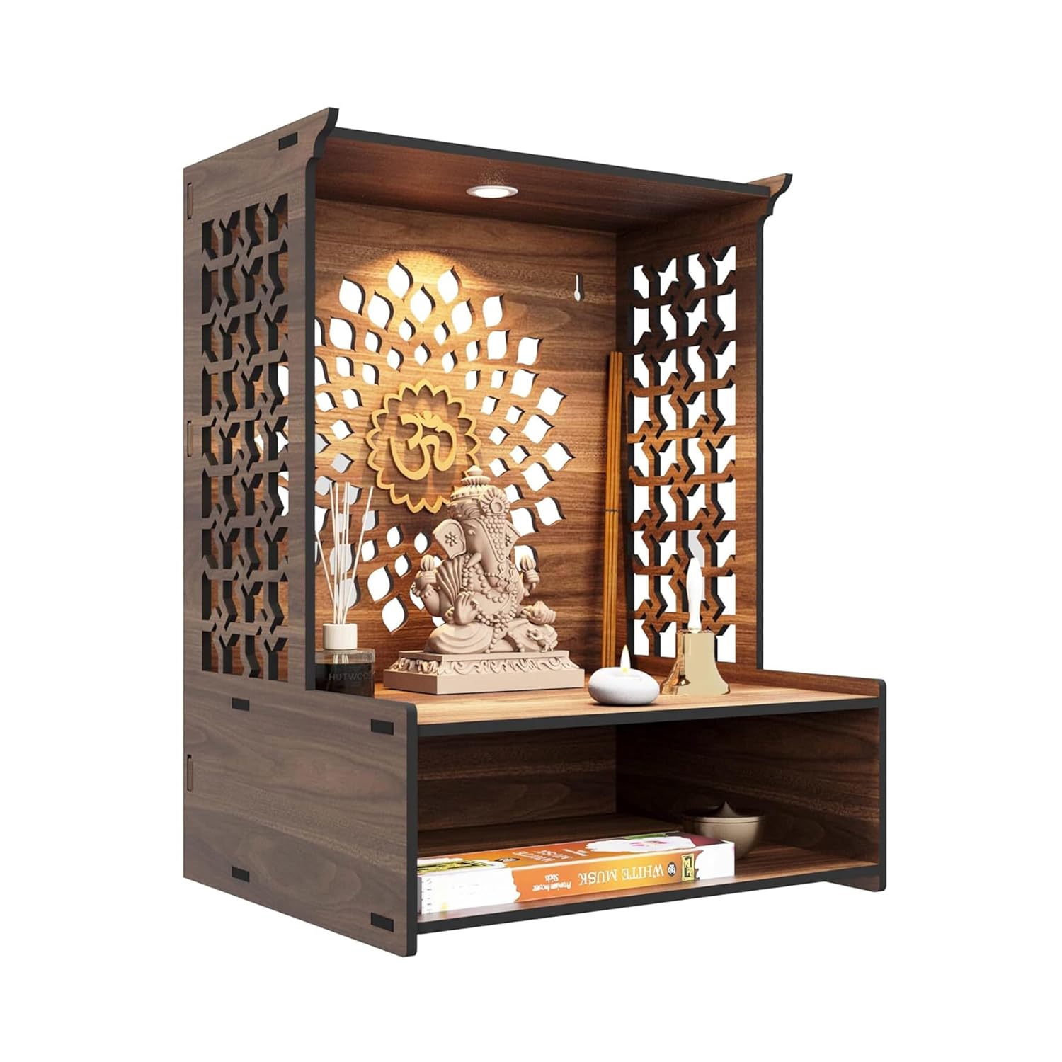 Portable Wooden Mandir Box | ASOBO