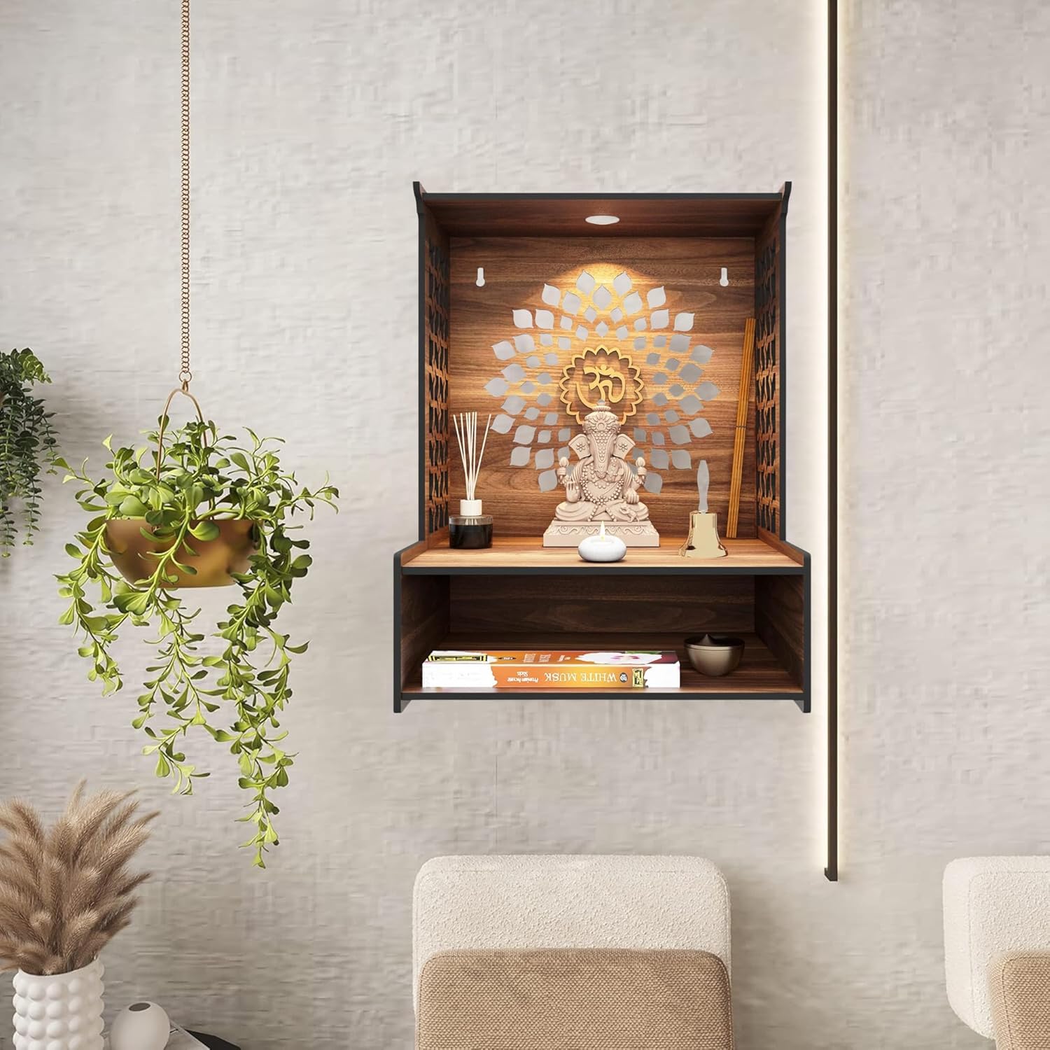 Portable Wooden Mandir Box | ASOBO