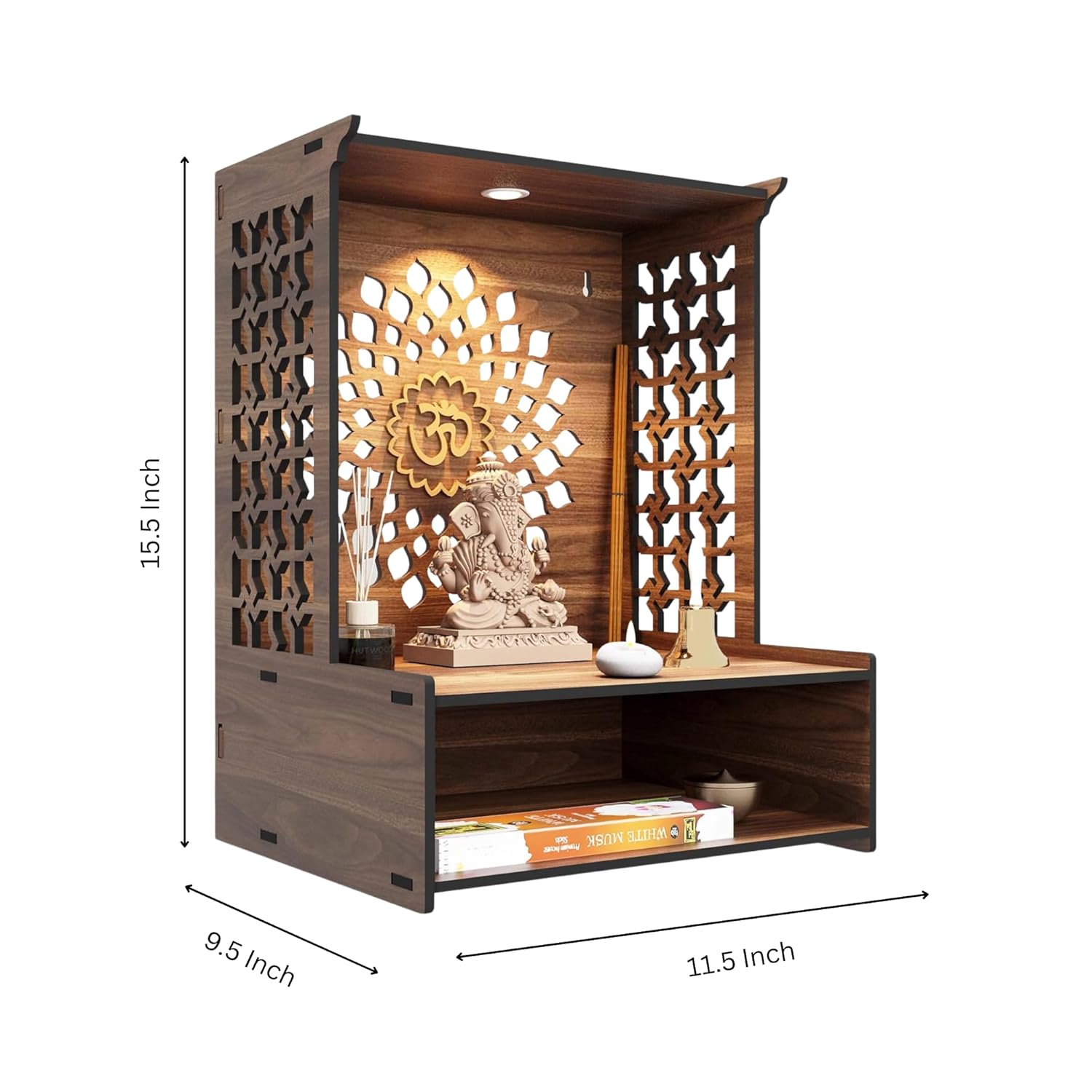 Portable Wooden Mandir Box | ASOBO