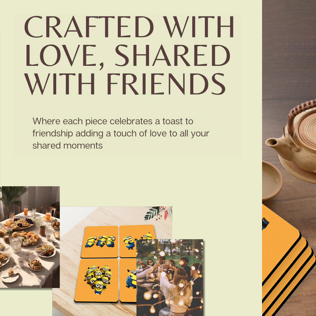 Minions characters coaster| ASOBO